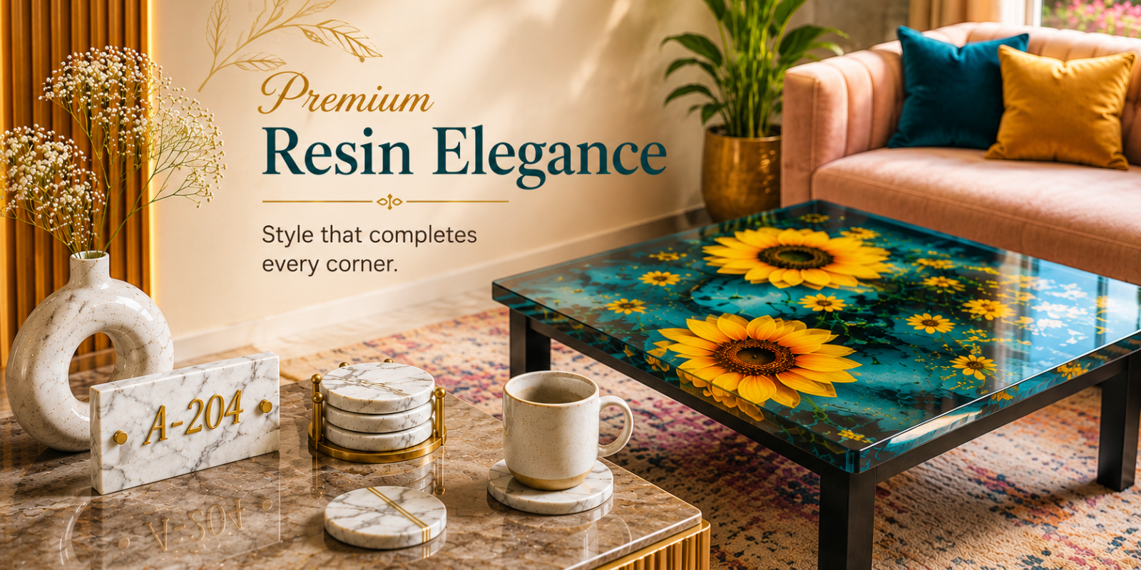 Handcrafted marble furniture and inlay tables